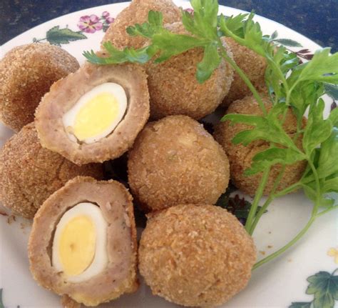 Tiny but tasty oven baked Quail Scotch Eggs