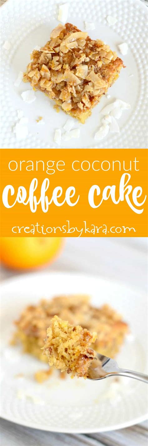 Orange Walnut Coffee Cake