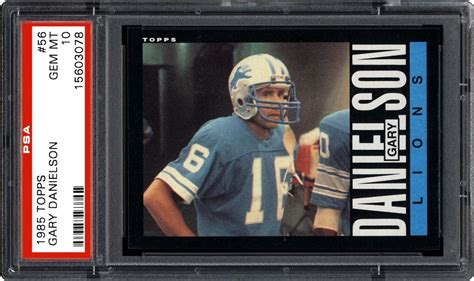 Auction Prices Realized Football Cards 1985 Topps Gary Danielson