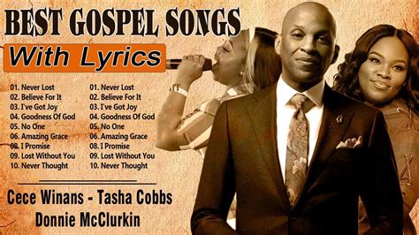 Best Playlist Gospel Songs With Lyrics to Sing Along 🎵 Black Gospel ...