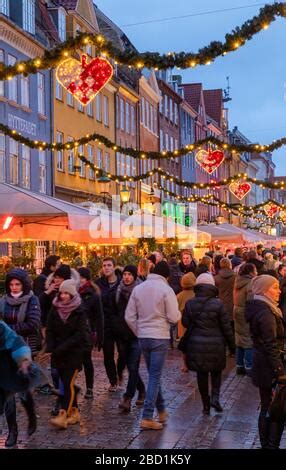 Nyhavn, Christmas Market, Copenhagen Stock Photo - Alamy