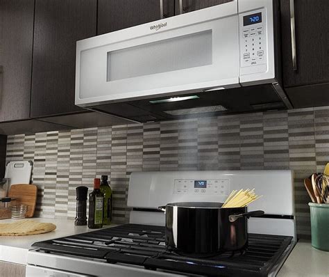 Whirlpool Low Profile Over-the-Range Microwave Hood With 2-Speed Vent ...