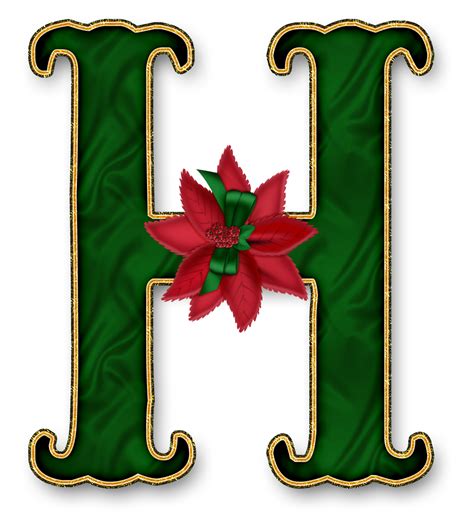 H.. ‿ Christmas Letters, Christmas Scrapbook, Christmas Floral ...