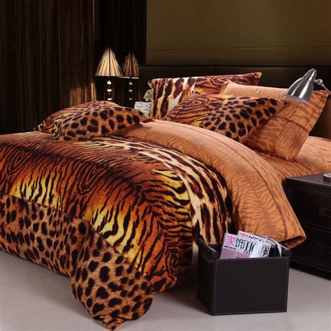 Tiger Print Bedding Comforter Set - Hanaposy