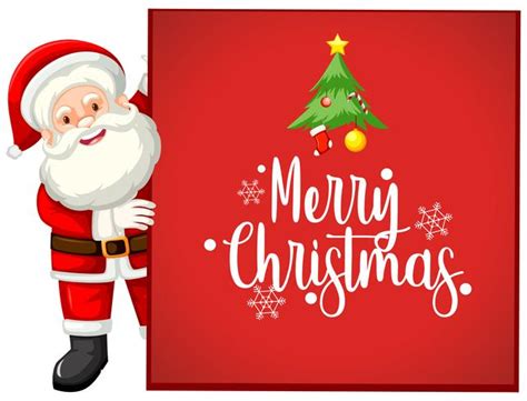 Merry Christmas santa card 299111 Vector Art at Vecteezy