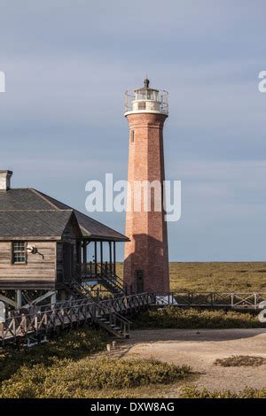 Aransas Pass Lighthouse, also known as Lydia Ann Lighthouse, in Stock ...