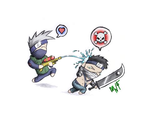 Kakashi VS Zabuza by Eskimo-Evan on DeviantArt