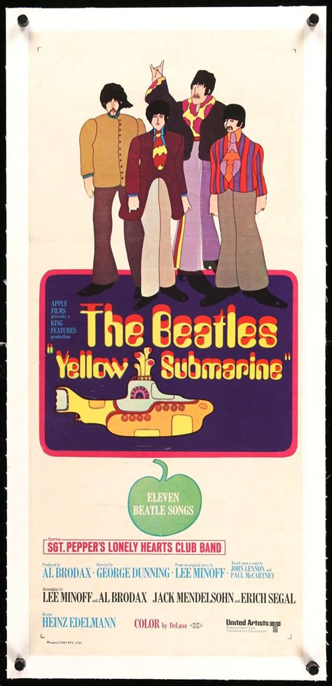 Yellow Submarine (1968) Original Australian Movie Poster - Original ...