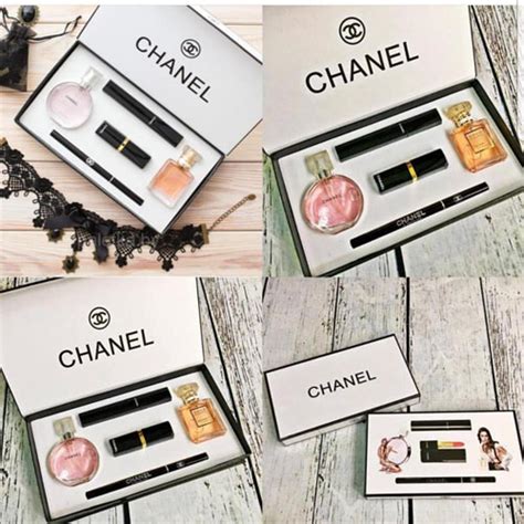 Chanel 5in1 Gift Set Makeup Perfume Box – My Basket