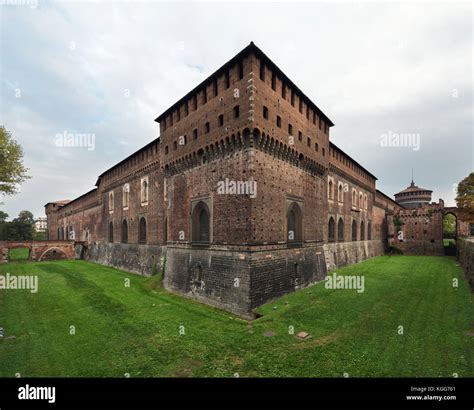 Sforza Castle in Milan (Italy Stock Photo - Alamy