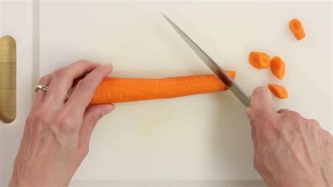 How to Roll-Cut Carrots - YouTube