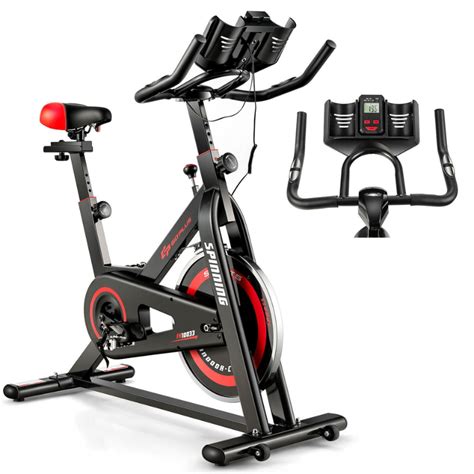 Indoor Stationary Exercise Bike with LCD Monitor – Powerhouse Fitnesss