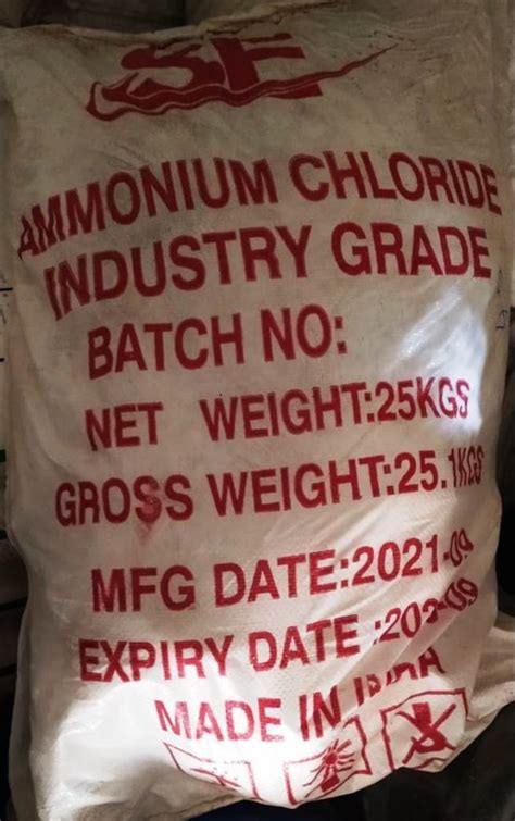 Ammonium Chloride Powder at Rs 20/kg | NH4Cl in Chennai | ID: 2851909297097