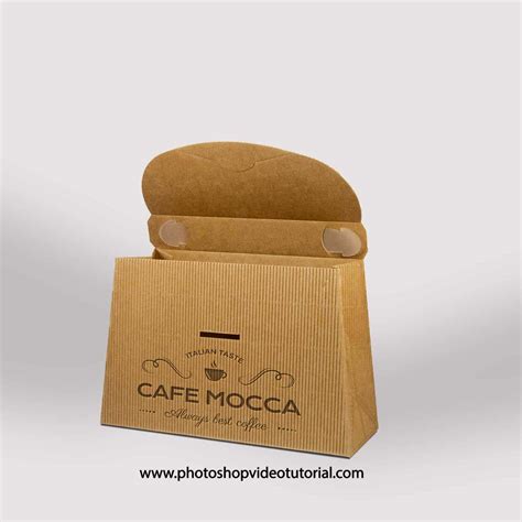 Carton PSD Mockup Download for Free - DesignHooks