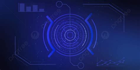 Blue Round Technology Dashboard Background, Blue, Round, Technology ...