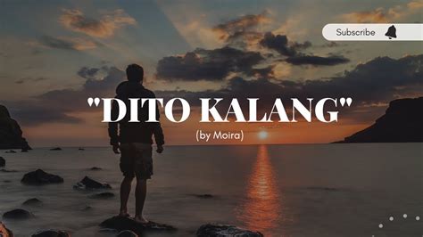 DITO KALANG LYRICS - YouTube