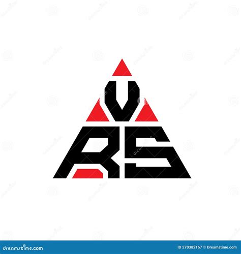 VRS Triangle Letter Logo Design with Triangle Shape. VRS Triangle Logo ...