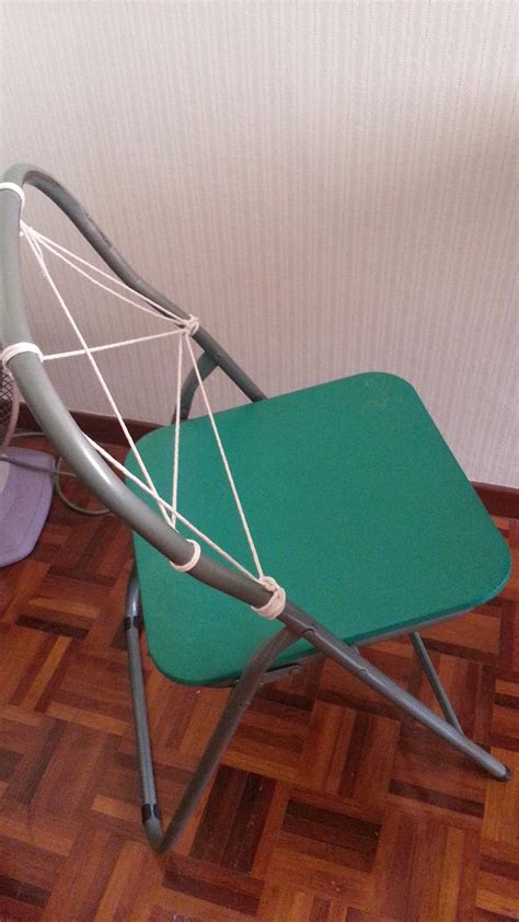 my cloud of thoughts: DIY fix broken chair backrest