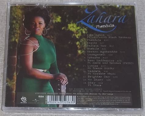 ZAHARA Phendula SOUTH AFRICA Cat# CDRBL 719 - Subterania