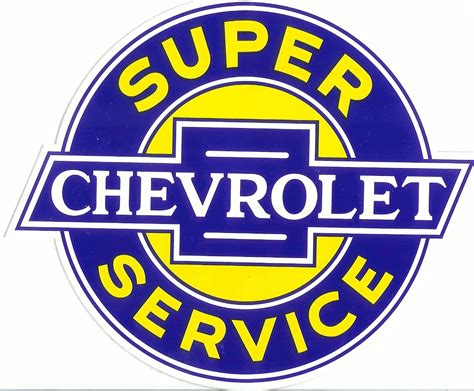 Chevrolet Specialty Decals - Chevrolet Service, Genuine Parts, Used Ok Cars