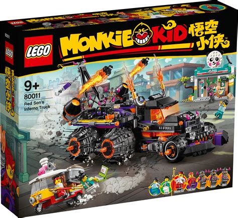 LEGO Monkie Kid 80011 Red Son’s Inferno Truck-UC87W (1) - The Brothers ...