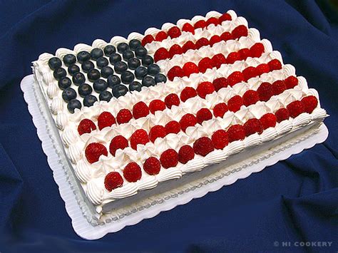 American Flag Cake | HI COOKERY