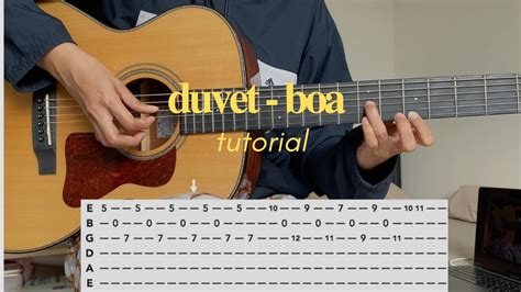 duvet - boa guitar tutorial with TAB - YouTube