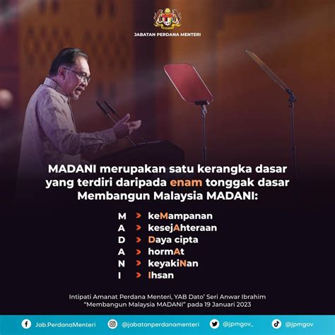 Malaysia MADANI : Definisi, 6 Tonggak Membangunkan Negara