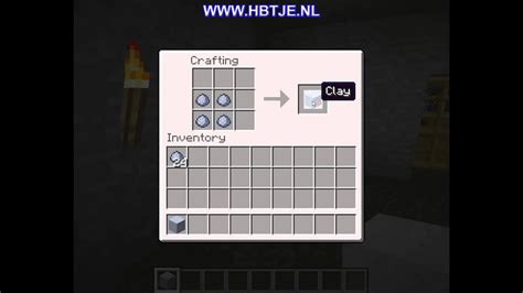 How to create a clay block in minecraft - YouTube