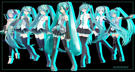 / MMD / Hatsune Miku BOXART pose pack .-Download-. by alistez123 on ...