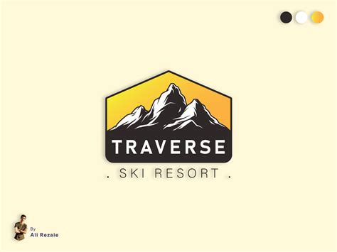 Traverse - Ski resort logo design by Ali Rezaie on Dribbble