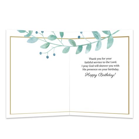 Birthday Card for Pastor – Simply Uncaged Christian Gifts