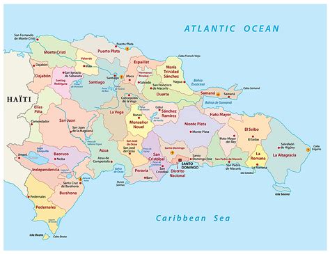 Dominican Republic Maps & Facts | Dominican republic map, Dominican republic, Dominican republic ...