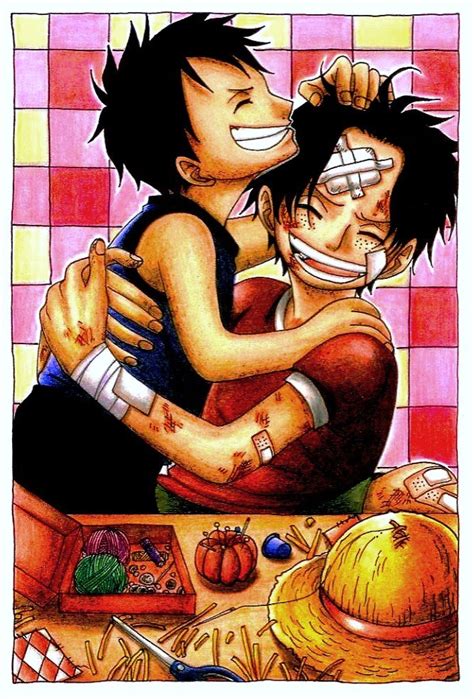 Luffy & Ace - One Piece Fan Art (25348284) - Fanpop