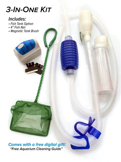 3-in-1 Fish Tank Cleaning Kit / Aquarium Cleaning Tools Starter Kit - Walmart.com - Walmart.com