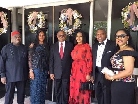 Peter Obi And Wife, Margaret At Okey Mmuo Aroh Church Wedding In New ...