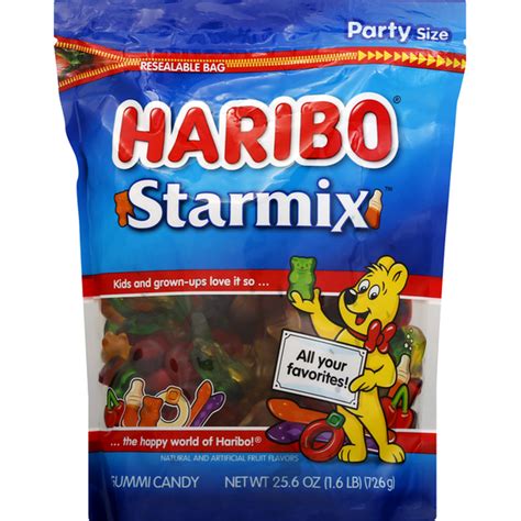 Haribo Gummi Candy, Starmix, Party Size (25.6 oz) - Instacart