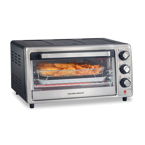 Sure-Crisp® Air Fryer Countertop Toaster Oven, Stainless Steel - 31418 | HamiltonBeach.com