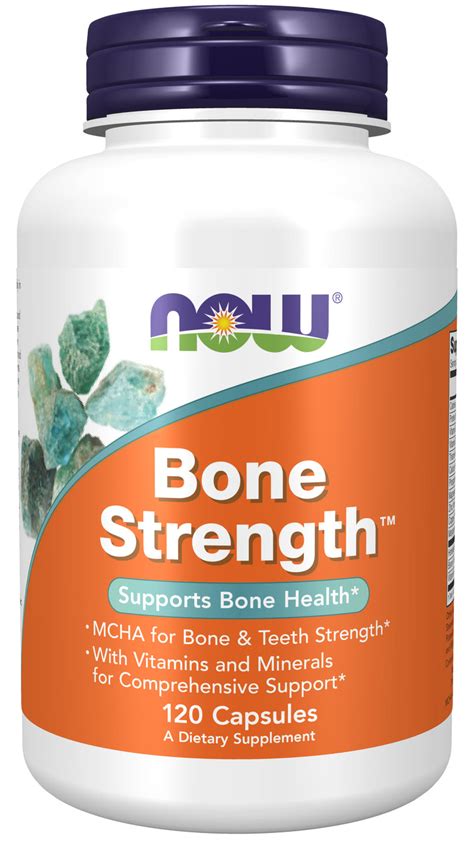 Now Supplements, Bone Strength 120 Capsules – Better Health International