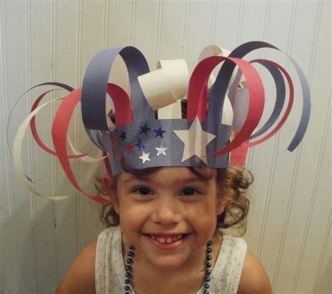 rainbow hats for preschool - Google Search | Preschool hat, 4th july crafts, Patriotic hats