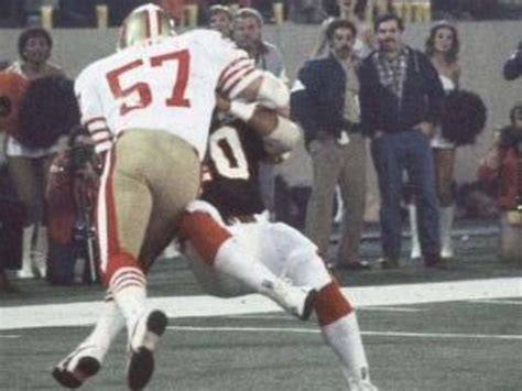 Dan Bunz 57 blocks the Bengals in SB XVI | Bengals, Dan, 49ers