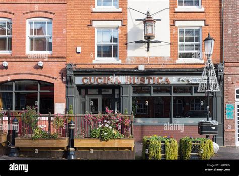 Cucina Rustica Italian restaurant in Ludgate Hill, Birmingham Stock Photo - Alamy