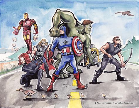 Avengers Fan Art! by MaryDoodles on DeviantArt