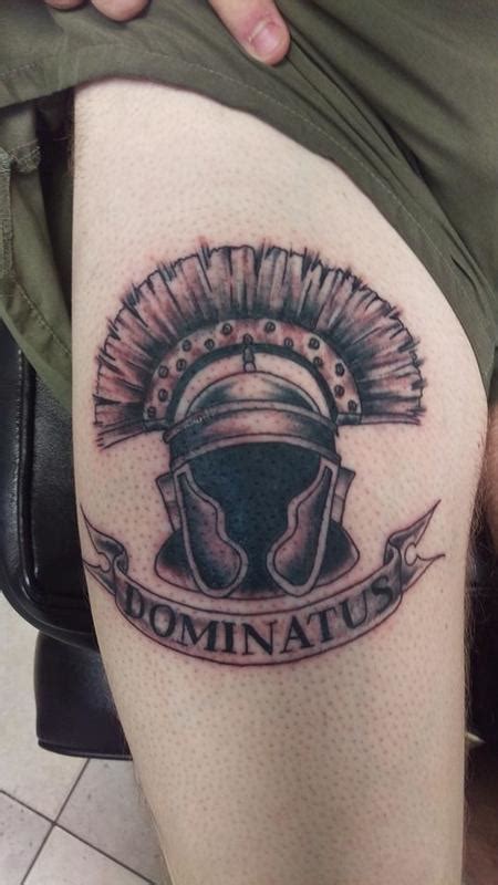 roman helmet by Jon Fallows: TattooNOW