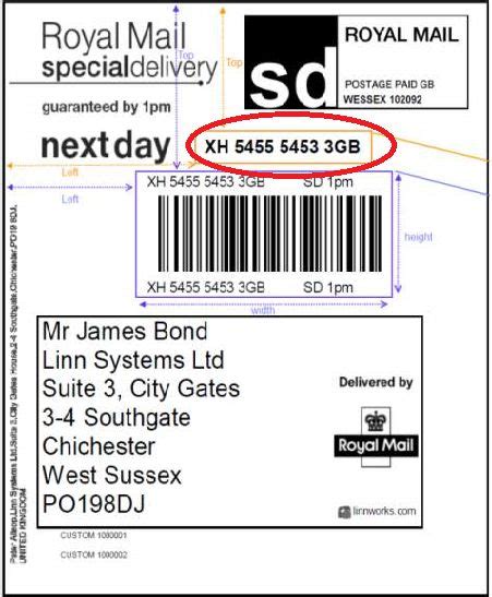 Royal Mail Tracking Number / #postage #receipt #tracked-parcelforce #royalmail ... / Parcel ...