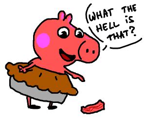 Pig Eating Bacon Cartoon - loklok109