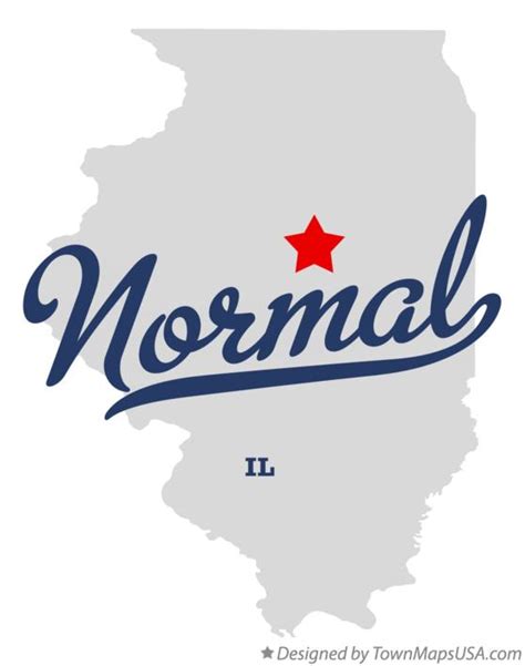 Map of Normal, IL, Illinois