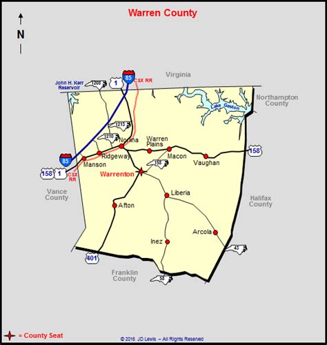 Warren County Nc Map | Zip Code Map