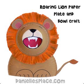 Roaring Lion Paper Plate Craft - Members Resource Room - Bible Crafts and Lessons