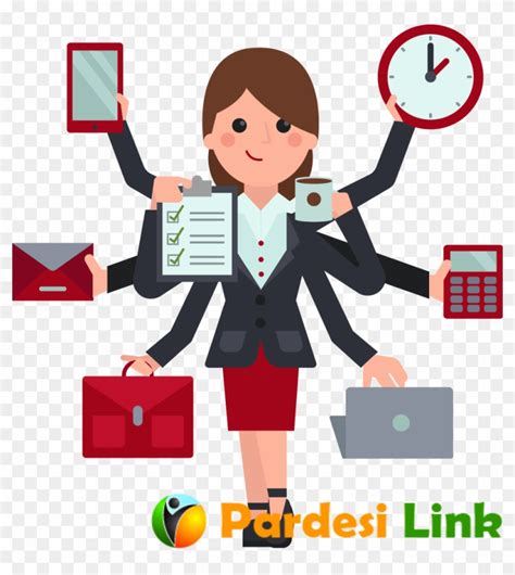 Indian Clipart Business Woman, HD Png Download - 1000x1072(#2224427) - PngFind